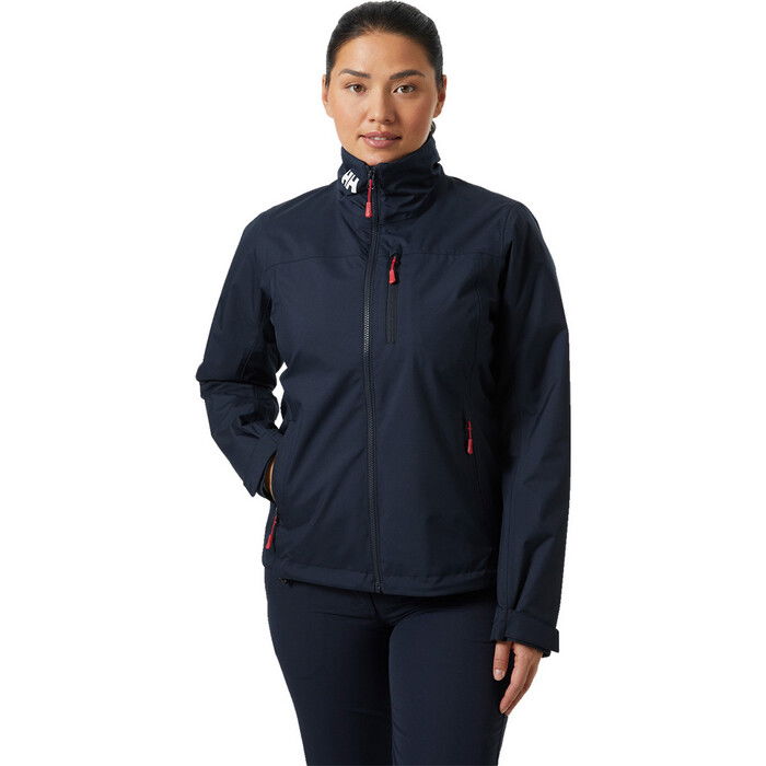 2024 Helly Hansen Mujer Crew Chaqueta De Vela De Capa Intermedia 34449 - Navy